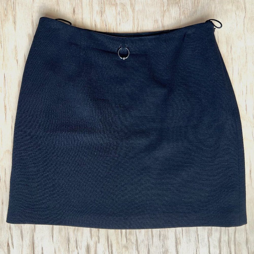 90s Moschino Skirt Cheap and Chic Piercing Detail RARE